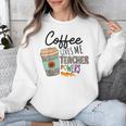 Coffee Gives Me Teacher Power Teacher Elementary Women Unisex Sweatshirt, funny design Coffee Gives Me Teacher Power Teacher Elementary Women Unisex Sweatshirt, funny design