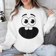 Creepy Carrots Face Teacher Halloween Costume Matching Unisex Sweatshirt, funny design