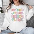 My Dog Ate My Lesson Plan Kindergarten Teacher Dog Lover For Men Women Unisex Sweatshirt, funny design My Dog Ate My Lesson Plan Kindergarten Teacher Dog Lover For Men Women Unisex Sweatshirt, funny design