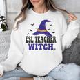 ESL Teacher Witch Halloween Matching Group Costume Unisex Sweatshirt, Esl Teacher Gifts, funny design ESL Teacher Witch Halloween Matching Group Costume Unisex Sweatshirt, Esl Teacher Gifts, funny design