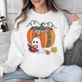 Fall Book Pumpkin Books Ghost Reading Halloween Teacher Unisex Sweatshirt, funny design Fall Book Pumpkin Books Ghost Reading Halloween Teacher Unisex Sweatshirt, funny design
