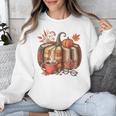 Fall Book Pumpkin Retro Reading Halloween Teacher Unisex Sweatshirt, funny design Fall Book Pumpkin Retro Reading Halloween Teacher Unisex Sweatshirt, funny design