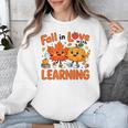 Fall In Love With Learning Thanksgiving Teacher Student Kids Unisex Sweatshirt, funny design Fall In Love With Learning Thanksgiving Teacher Student Kids Unisex Sweatshirt, funny design