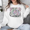Field Day Vibes For Teacher Kids Happy Field Day 2025 Unisex Sweatshirt, funny design Field Day Vibes For Teacher Kids Happy Field Day 2025 Unisex Sweatshirt, funny design