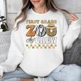 Field Zoo Trip Teacher First Grade Crew Back To School Unisex Sweatshirt, First Grade Teacher Gifts, funny design