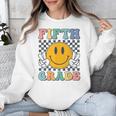 Fifth Grade Team Teachers Boys Girls Retro Smile 5th Grade Unisex Sweatshirt, funny design Fifth Grade Team Teachers Boys Girls Retro Smile 5th Grade Unisex Sweatshirt, funny design