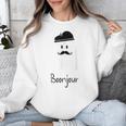 French Teacher Halloween Bonjour Ghost Unisex Sweatshirt, funny design French Teacher Halloween Bonjour Ghost Unisex Sweatshirt, funny design