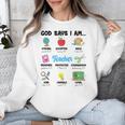 God Says Im Teacher Christian Back To School Religious Unisex Sweatshirt, funny design God Says Im Teacher Christian Back To School Religious Unisex Sweatshirt, funny design