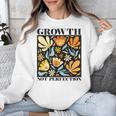 Growth Not Perfection Abstract Florals SPED Teacher Unisex Sweatshirt, funny design Growth Not Perfection Abstract Florals SPED Teacher Unisex Sweatshirt, funny design