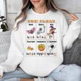 Halloween Reading Spooky Syllables Teacher Vintage Unisex Sweatshirt, funny design