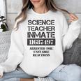 Halloween Science Teacher Prisoner Costume Unisex Sweatshirt, Science Teacher Gifts, funny design Halloween Science Teacher Prisoner Costume Unisex Sweatshirt, Science Teacher Gifts, funny design