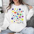 Happy Dot Day 2025 Polka Dot Boys Girls Kids Teacher Dot Day Unisex Sweatshirt, funny design Happy Dot Day 2025 Polka Dot Boys Girls Kids Teacher Dot Day Unisex Sweatshirt, funny design