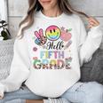 Hello 5th Grade Boy Girl Teacher Back To School 5th Grade Unisex Sweatshirt, funny design