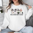 Inclusion Isn't Scary Boo Ghost Halloween Sped Teacher Unisex Sweatshirt, funny design Inclusion Isn't Scary Boo Ghost Halloween Sped Teacher Unisex Sweatshirt, funny design