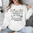 Instructional Coach Reflect Support Teachers Student Success Unisex Sweatshirt, funny design Instructional Coach Reflect Support Teachers Student Success Unisex Sweatshirt, funny design