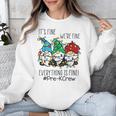 It's Fine We'Re Fine Gnome Pre-K Teacher Christmas Light For Men Women Unisex Sweatshirt, funny design It's Fine We'Re Fine Gnome Pre-K Teacher Christmas Light For Men Women Unisex Sweatshirt, funny design