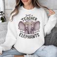 Just a Teacher Who Loves Elephants Elephant Lover Educator Unisex Sweatshirt, funny design Just a Teacher Who Loves Elephants Elephant Lover Educator Unisex Sweatshirt, funny design