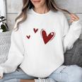 Kindergarten Has My Heart Buffalo Print Teacher Valentine Unisex Sweatshirt, funny design