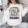 Let The Games Field Day Begin Tie Dye Adults Teacher Kids Unisex Sweatshirt, funny design