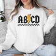 Lightning Pencil Rock'n Roll ABCD Teacher Back To School Kid Unisex Sweatshirt, funny design Lightning Pencil Rock'n Roll ABCD Teacher Back To School Kid Unisex Sweatshirt, funny design