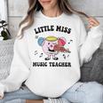 Little Miss Music Teacher Music Teacher Team Unisex Sweatshirt, funny design Little Miss Music Teacher Music Teacher Team Unisex Sweatshirt, funny design