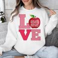 Love Kindergarten Cute Apple School Teacher Unisex Sweatshirt, funny design Love Kindergarten Cute Apple School Teacher Unisex Sweatshirt, funny design