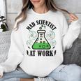Mad Scientist Science Teacher Halloween Costume Teen Girls Unisex Sweatshirt, Science Teacher Gifts, funny design