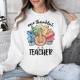 One Thankful Teacher Turkey Pencil Thanksgiving Teachers Unisex Sweatshirt, funny design One Thankful Teacher Turkey Pencil Thanksgiving Teachers Unisex Sweatshirt, funny design