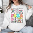 Para Paraprofessional Paraeducator Teacher Back To School Unisex Sweatshirt, funny design Para Paraprofessional Paraeducator Teacher Back To School Unisex Sweatshirt, funny design