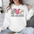 Peace Love Visuals Special Education Teacher Dream Team Unisex Sweatshirt, funny design Peace Love Visuals Special Education Teacher Dream Team Unisex Sweatshirt, funny design
