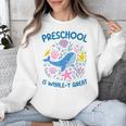 Preschool Is Whale-y Great Preschool Teacher Unisex Sweatshirt, funny design Preschool Is Whale-y Great Preschool Teacher Unisex Sweatshirt, funny design