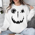 Pumpkin Artist Halloween Art Teacher Unisex Sweatshirt, funny design Pumpkin Artist Halloween Art Teacher Unisex Sweatshirt, funny design