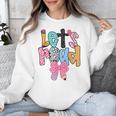 Lets Read Reading Teacher Back To School Literacy Pencil Bow Unisex Sweatshirt, funny design Lets Read Reading Teacher Back To School Literacy Pencil Bow Unisex Sweatshirt, funny design