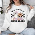 Retro You Can't Scare Me I Teach 5th Grade Teacher Halloween Unisex Sweatshirt, funny design