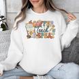 Retro Grovvy Coffee Teach Repeat Teacher Unisex Sweatshirt, funny design Retro Grovvy Coffee Teach Repeat Teacher Unisex Sweatshirt, funny design