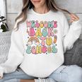 Retro Welcome Back To School Teacher Appreciation Boys Girls Unisex Sweatshirt, funny design