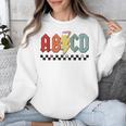Rock Abcd Back To School Abcd Preschool Teacher Appreciation Unisex Sweatshirt, funny design Rock Abcd Back To School Abcd Preschool Teacher Appreciation Unisex Sweatshirt, funny design