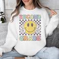 Second Grade Teachers Boys Girls Smile Face 2nd Grade Team Unisex Sweatshirt, funny design Second Grade Teachers Boys Girls Smile Face 2nd Grade Team Unisex Sweatshirt, funny design