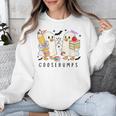 Silly Goose Spooky Teacher Halloween Cute Goosebumps Unisex Sweatshirt, funny design Silly Goose Spooky Teacher Halloween Cute Goosebumps Unisex Sweatshirt, funny design
