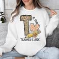T Is For Teacher’s Aide Back To First Day Of School Leopard Men Women Girls Kids Unisex Sweatshirt, funny design T Is For Teacher’s Aide Back To First Day Of School Leopard Men Women Girls Kids Unisex Sweatshirt, funny design