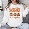 I Teach The Cutest Pumpkins Halloween Teacher Cat Lover Unisex Sweatshirt, funny design I Teach The Cutest Pumpkins Halloween Teacher Cat Lover Unisex Sweatshirt, funny design