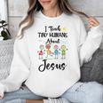 I Teach Tiny Humans About Jesus Sunday School Teacher Unisex Sweatshirt, funny design I Teach Tiny Humans About Jesus Sunday School Teacher Unisex Sweatshirt, funny design