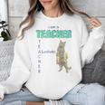 I Am A Teacher Alcoholic Cat Beer Feline Men Women Unisex Sweatshirt, funny design