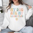 Teacher My Dog Ate My Lesson Plan Teacher Lesson Plan Unisex Sweatshirt, funny design Teacher My Dog Ate My Lesson Plan Teacher Lesson Plan Unisex Sweatshirt, funny design