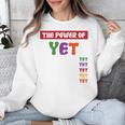 Teacher Growth Mindset Power Of Yet Unisex Sweatshirt, funny design Teacher Growth Mindset Power Of Yet Unisex Sweatshirt, funny design