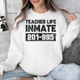 Teacher Life Jail Inmate Prisoner Halloween Costume Unisex Sweatshirt, funny design Teacher Life Jail Inmate Prisoner Halloween Costume Unisex Sweatshirt, funny design