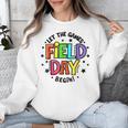 Teacher Student Field Day Let The Games Begin Field Day Unisex Sweatshirt, funny design Teacher Student Field Day Let The Games Begin Field Day Unisex Sweatshirt, funny design