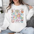 The Tired Teachers Department Retro Groovy Back To School Unisex Sweatshirt, funny design The Tired Teachers Department Retro Groovy Back To School Unisex Sweatshirt, funny design