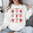 Transitional Kindergarten Is My Jam Strawberry TK Teacher Unisex Sweatshirt, funny design