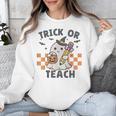 Trick Or Teach Teacher Unisex Sweatshirt, funny design Trick Or Teach Teacher Unisex Sweatshirt, funny design